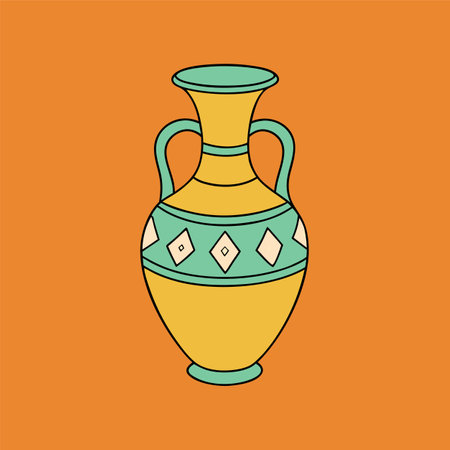 vase vector illustrationのイラスト素材