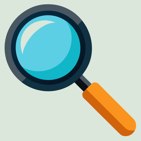 magnifying glass clipart, magnifying glass, search icon, icon, search icon vector, search icon, magnifying glass 3d, Magnifying glass with white Background. vector illustration.のイラスト素材