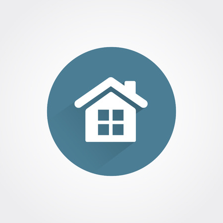 Small house - Vector icon isolatedのイラスト素材