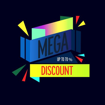 Special offer sale tag discount symbol retail sticker sign price isolated on white background modern graphic style vector illustrationのイラスト素材