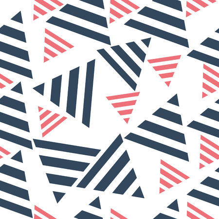 Geometric seamless pattern, triangles. art  vector illustrationのイラスト素材
