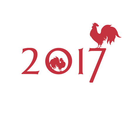 2017 Chinese style New Year Background . Vector illustrationのイラスト素材