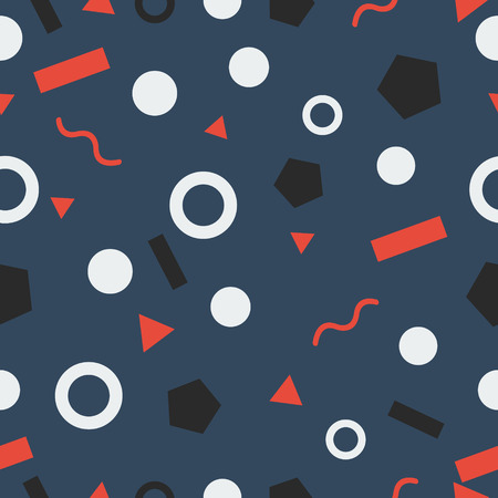 abstract seamless colored ornament pattern vector illustrationのイラスト素材