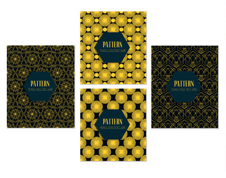 Abstract striped textured geometric seamless pattern. Vectorのイラスト素材