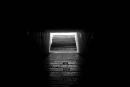 Light at the end of tunnelの写真素材