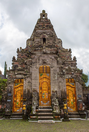 Pura Ulun Danu Bratan, Hindu temple on Bratan lake, Bali, Indonesiaの写真素材