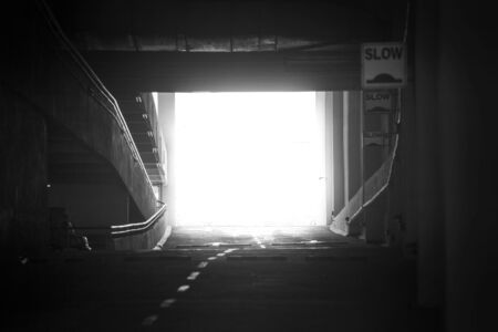 Light at the end of tunnelの写真素材