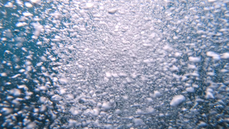 Underwater scene with air Bubbles Underwater, Natural Under Water scene