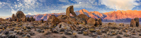 Sierra Nevada  sunrise with Boot Arch の写真素材