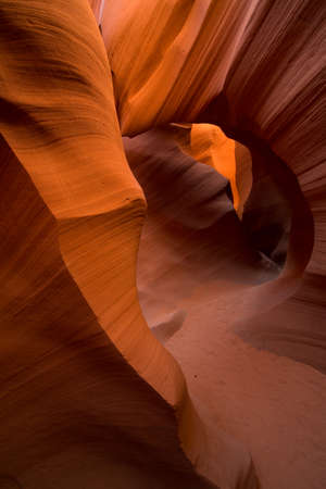 Lower Antelope Canyon at Navajo tribal landの写真素材