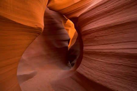 Lower Antelope Canyon at Navajo tribal landの写真素材