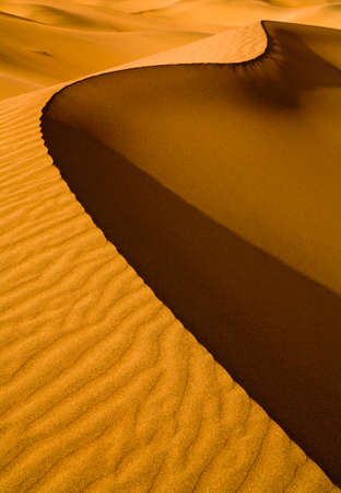 Mesquite Flat Dunes at Death Vakkey National parkの写真素材