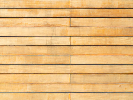 Natural color wooden planks pattern wall background. Texture of wooden fenceの写真素材