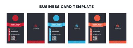 Business Card Design Template, Corporate Visiting Cardのイラスト素材