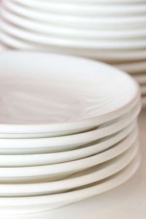 Stack of platesの写真素材