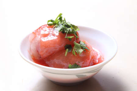 Taiwanese Meatball, ba wan, taiwanese mega dumpling, street foodの写真素材