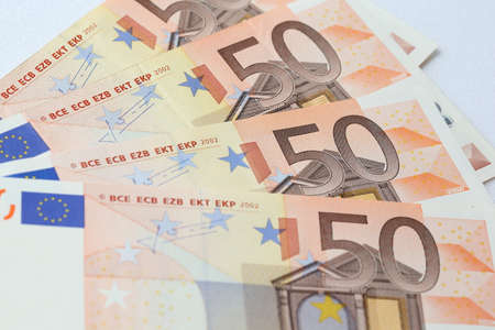 50 euro bills euro banknotes money