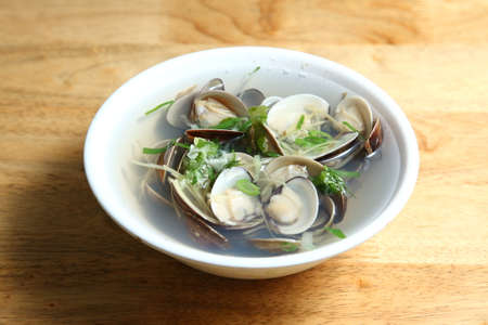 Clams soupの写真素材