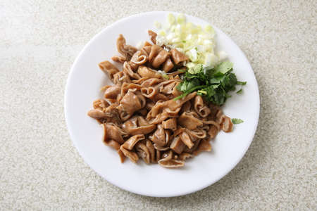 Stewed pork intestineの写真素材