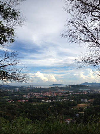 View from the hill の素材