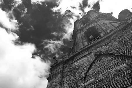 Old church towerの写真素材