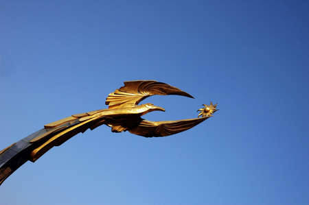 Eagle statueの写真素材
