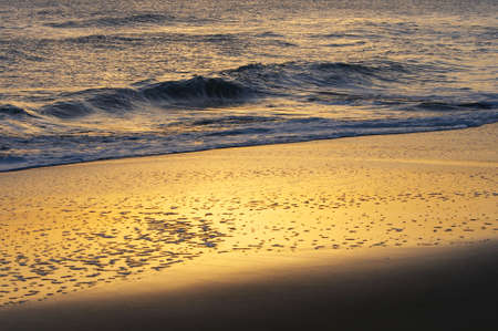 a picture of ocean water and sandの写真素材