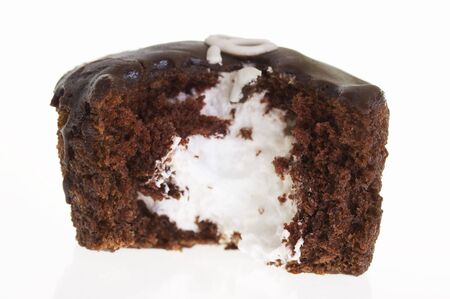 a macro picture of a sweet cupcakeの写真素材