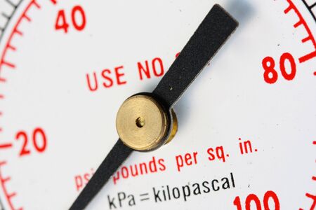 macro image of a gaugeの写真素材