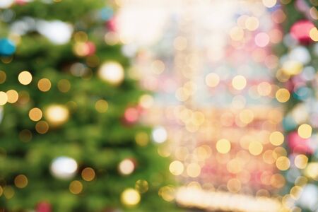 Abstract Bokeh blurred color background with bokeh lights can use background.
