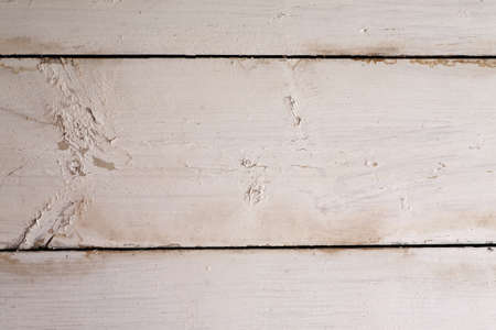 White wooden background texture closeup shot, horizontalの写真素材