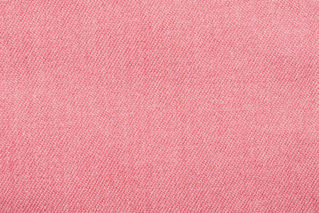Pink cotton fabric fragment, macro shot abstract textureの写真素材