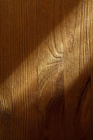 Wooden texture with sunbeam on it, closeupの写真素材