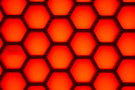 Honeycomb surface abstract texture, macro shot