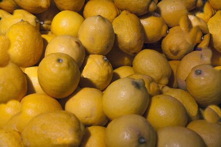 A box of lemonsの写真素材