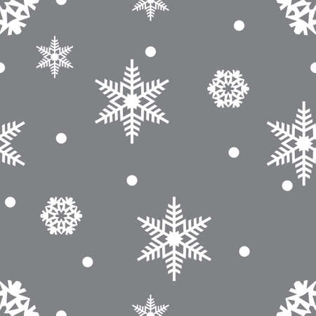 Snowflakes pattern. Endless simple illustration, image. Creative, luxury gradient colorful style.のイラスト素材