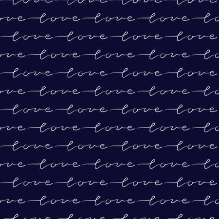 Romantic seamless pattern for Valentine's day, vector illustrationのイラスト素材