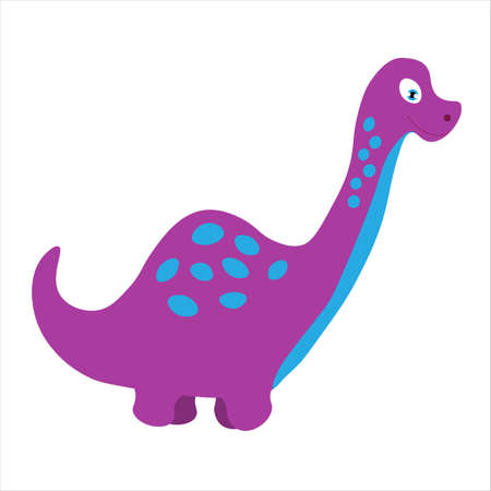 Cute hand-drawn dinosaurs for baby and children fabric, textiles, Wallpapers and products, vector illustrationのイラスト素材
