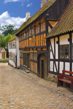 Old Danish housesの写真素材