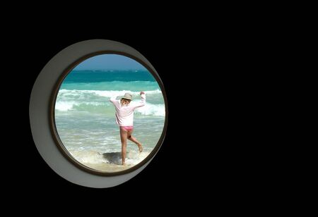 Dream beach outside my window