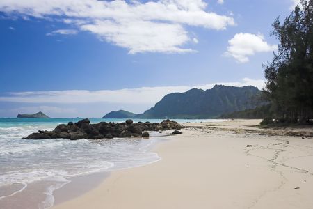 Hawaiian beachの写真素材