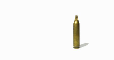 Bullet (on a white background with space for text)の写真素材