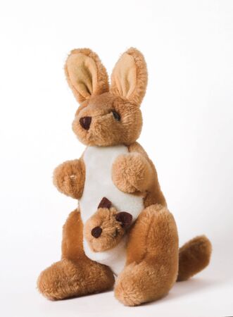 Photo of a toy kangaroo with の写真素材