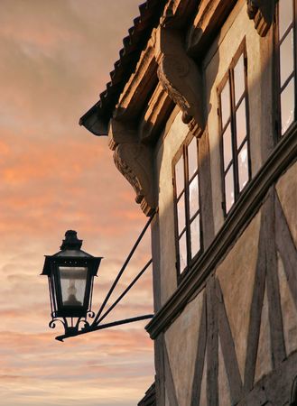 Photo of old Danish Town (Old Town, Aarhus City)の写真素材