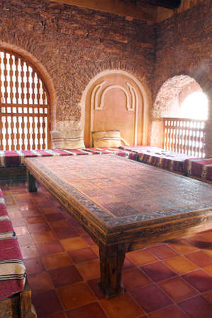 Inside traditional luxury Arab house