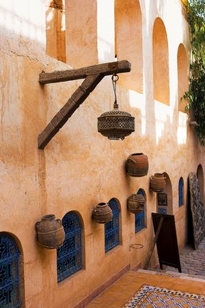 Details of classic arab architectureの写真素材