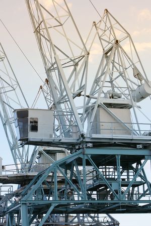 A photo of boats etc. in a Danish harborの写真素材