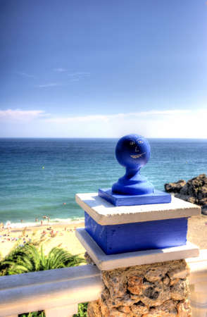 A photo of details from a luxury Spanish villaの写真素材