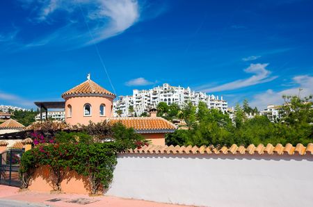 A photo of a luxury living in Spain (Costa Del Sol)の写真素材