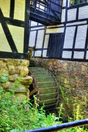 Old Danish house - HDR photoの写真素材